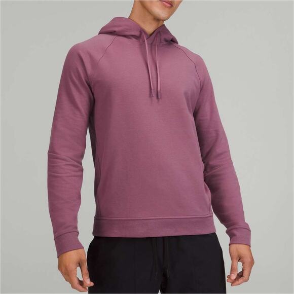 LULULEMON Men's City Sweat Pullover Hoodie in Vintage Plum Purple Size L M3AUPS